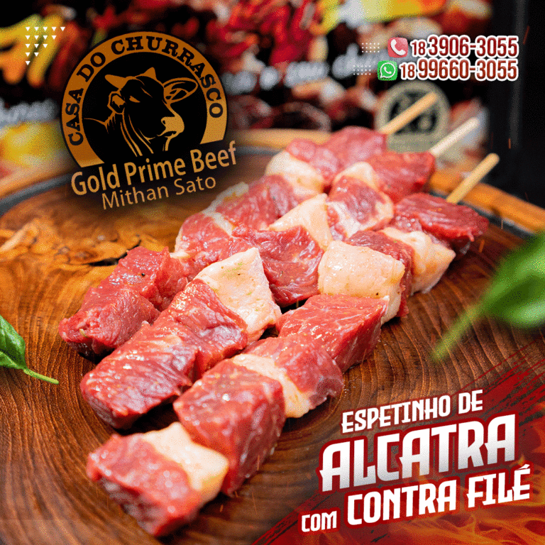 ESPETINHO DE ALCATRA Gold Prime Beef